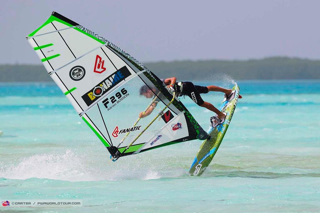 Adrien Bosson - 2014 PWA Bonaire World Cup ©  Carter/pwaworldtour.com http://www.pwaworldtour.com/